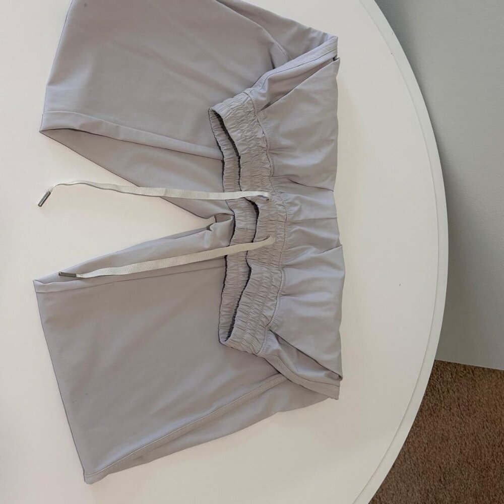 White joggers